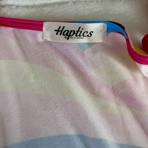 NWOT Haptics By Holly Harper Sleeveless w/ Bows Red Yellow Women’s Dress Sz S-M - Picture 10 of 14